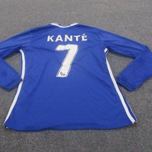 Adidas Chelsea Jersey Adult S Blue Kante #7 London Long Sleeve Yokohama FC Mens